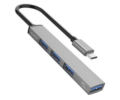 Hub USB Orico HUB USB-C 4 porty AH-13-GY-EP-HW